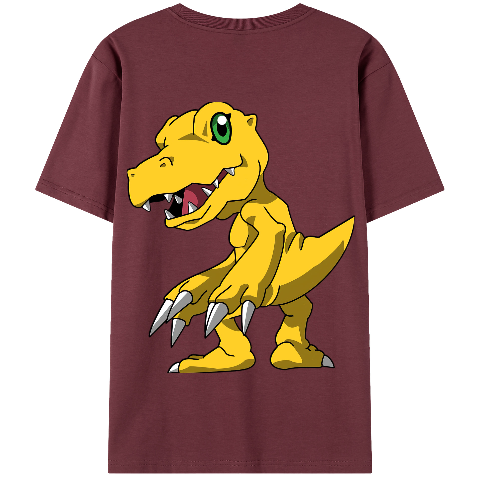 （画像用） Digimon デジタルモンスター/デジモン 綿100％半袖Tシャツ（背面プリント）